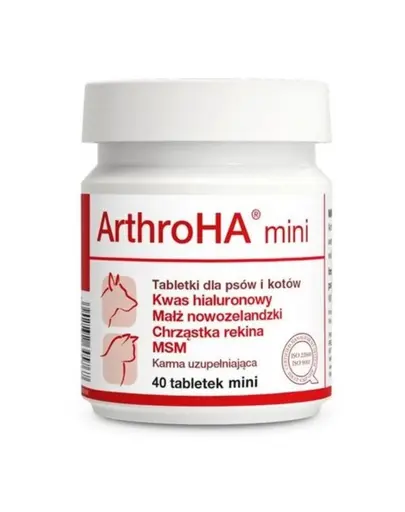 Supliment articulații câini mici și pisici de până la 5 kg DOLFOS ArthroHa Mini 40 tablete