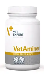 supliment complex cu vitamine și minerale pentru pisici și câini de talie mică VetAminex Vet Expert 60 caps