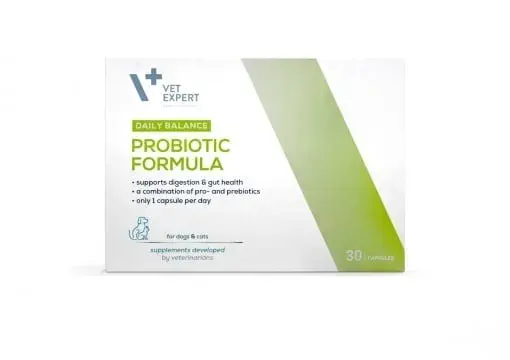 Supliment nutritiv pentru caini pisici Vetexpert Probiotic Formula 30 caps