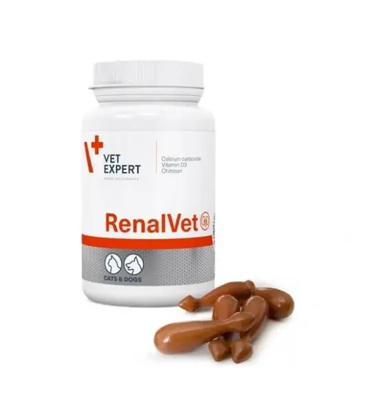 Supliment pentru caini pisici RenalVet Twist Off 60 capsule