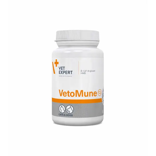 Supliment pentru imbunatatirea imunitatii non-specifice la caini si pisici VetoMune Twist OFF, Vet Expert, 60 capsule