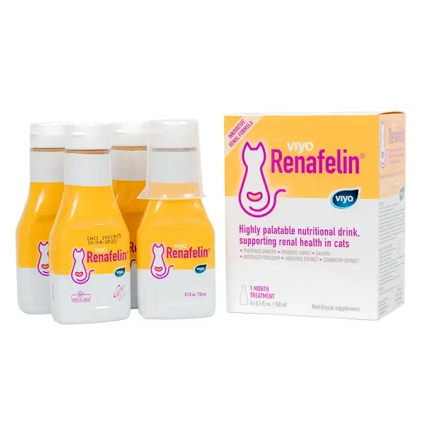 Supliment renal Viyo Renafelin 4 fl x 150 ml