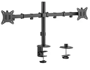 Suport 2 monitoare birou Gembird MA-D2-01, 32inch, 18 kg (Negru)