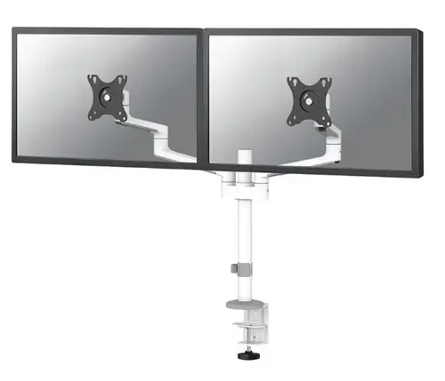 Suport 2 monitoare Neomounts DS60-425WH2, 17inch-27inch, 16 kg, VESA 75x75, 100x100 (Alb)