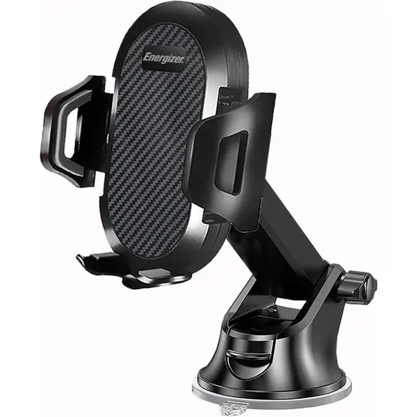 Suport auto Energizer CKA3 pentru parbriz/bord cu prindere pe ventuza 4''-7", Negru