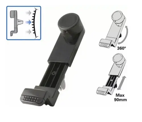 Suport auto KSIX KS000014, telefon cu diagonala pana 6.3inch