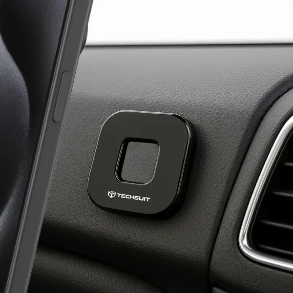 Suport Auto Magnetic Techsuit HOLD210, Universal, Negru