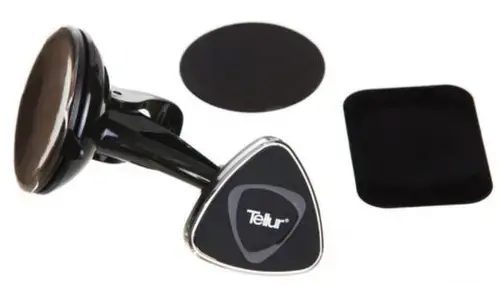 Suport Auto Magnetic Tellur TLL171041, Universal, Prindere pe Parbriz/Bord (Negru)