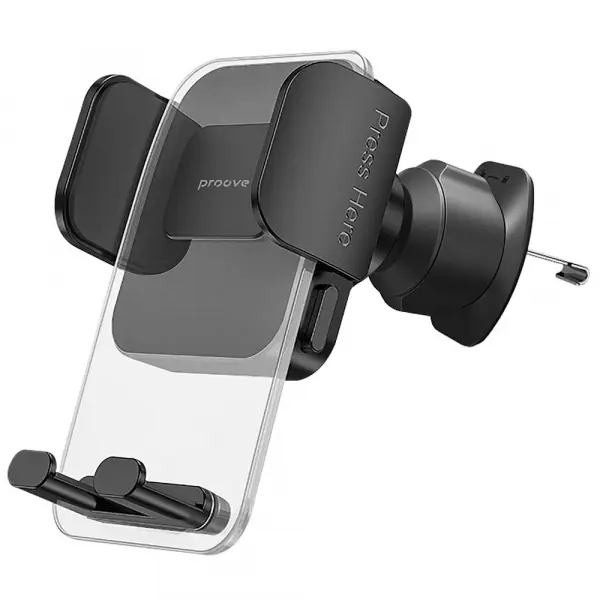 Suport Auto Proove Crystal Clamp Plus Vent, 4.7inch - 6.9inch, Negru CHCCP0000001