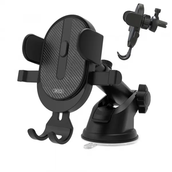 Suport Auto XO Design C60 2in1, 4inch - 6inch, Negru