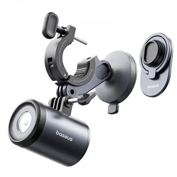 Suport Bicicleta cu Lanterna Baseus PrimeTrip, Universal, Negru C12569000121-00