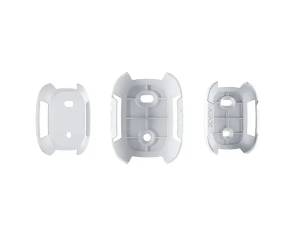 Suport buton / buton dublu, alb, AJAX Holder DoubleButton WH