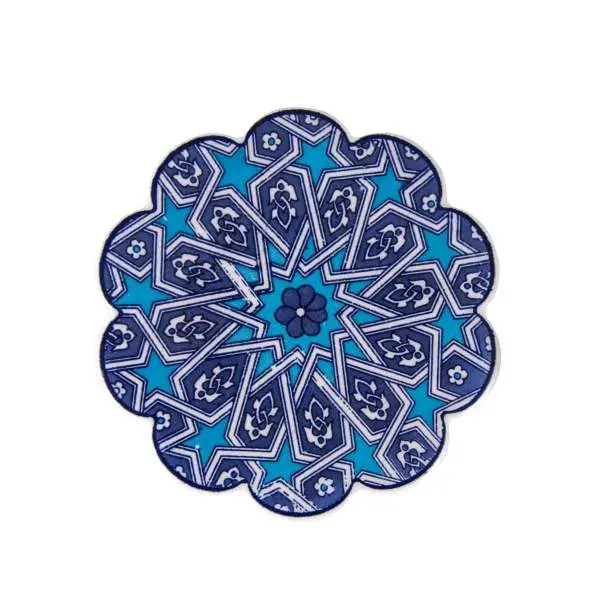 Suport ceramic decorativ – pictat manual în Ierusalim - Model 2