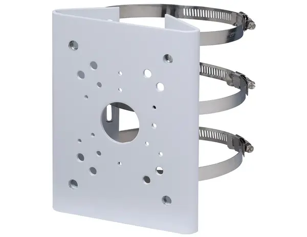 Suport cu coliere pentru montare camere bullet si speed dome pe stalp, diametru stalp de la 80 la 150mm, maxim 10 kg, Dahua PFA150