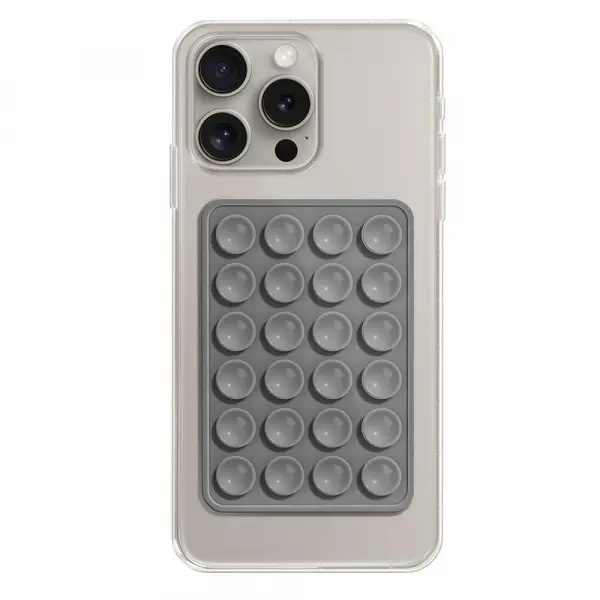 Suport cu Ventuze Techsuit ST-PAD, Gri