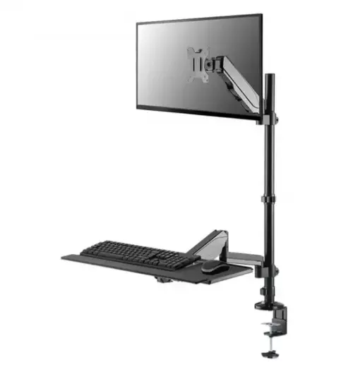 Suport de Birou Neomounts DS90-325BL1 pentru Display / Monitor si Tastatura / Mouse, 17inch - 32inch, 9 kg (Negru)