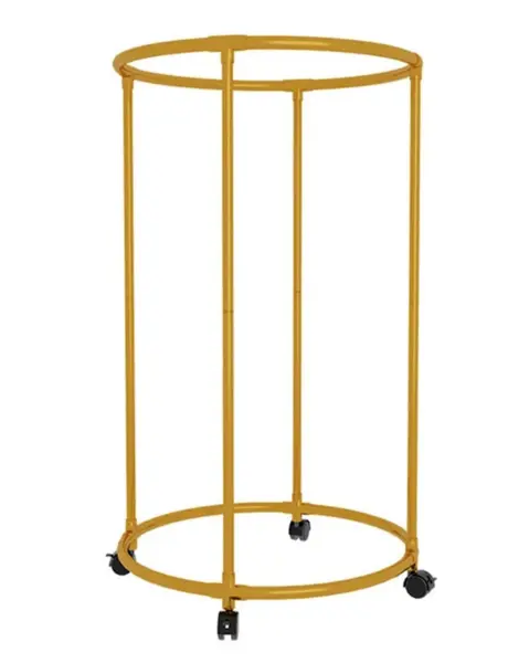 Suport de haine rotativ din metal organizare spatiu durabil si stabil 130 x 75 cm Auriu greutate max 40kg