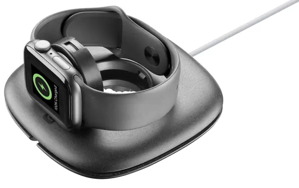 Suport de încărcare Cellularline - Dock, Apple Watch, negru