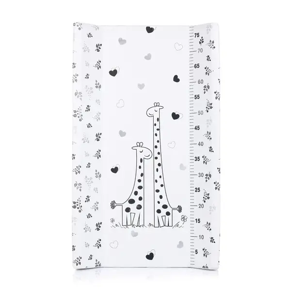 Suport de infasat cu baza dura 50 x 80 cm Chipolino Comfort 2025 Girrafe Gri