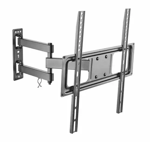 Suport de perete Akai cu inclinatie +10/-15°, diagonala display 32inch-55inch, VESA min. 75x75, VESA max. 400x400, suporta pana la 35kg, distanta fata de perete max 427mm, Negru