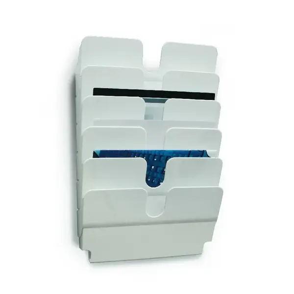 Suport de prezentare Flexiplus cu 6 compartimente A4 format landscape alb Suport de prezentare Flexiplus cu 6 compartimente A4 format landscape alb