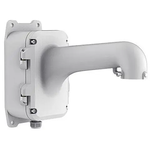 Suport de prindere pe perete cu doxa de conexiuni Hikvision DS-1604ZJ-BOX, material aluminiu
