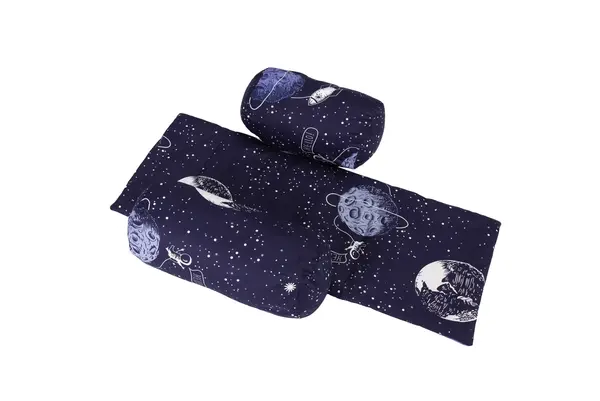 Suport de siguranta SomnArt cu paturica impermeabila pentru bebelusi, Cosmos