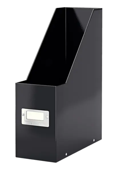 Suport documente vertical negru carton laminat Leitz Suport documente vertical negru carton laminat Leitz