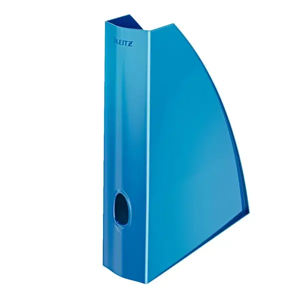 Suport documente vertical polistiren Leitz diverse culori Suport documente vertical polistiren Leitz diverse culori albastru metalizat