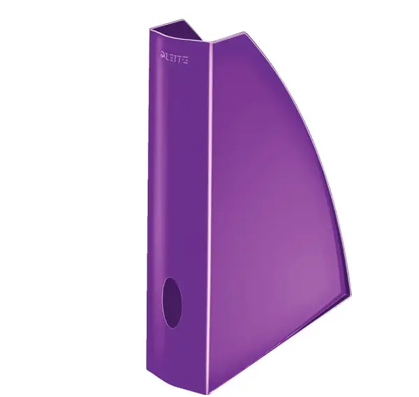 Suport documente vertical polistiren Leitz diverse culori Suport documente vertical polistiren Leitz diverse culori mov metalizat
