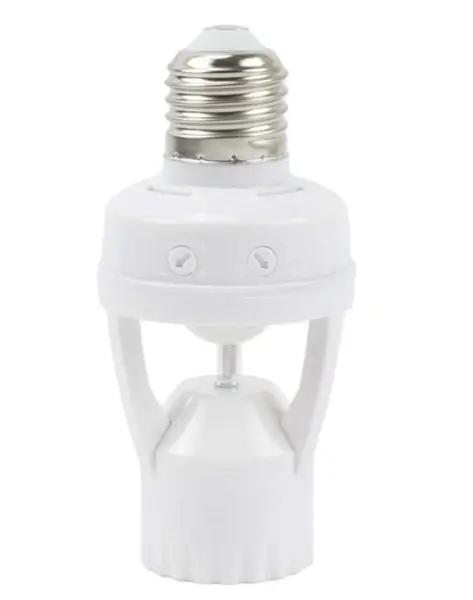Suport dulie E27 cod Q H201 cu senzor de miscare IR