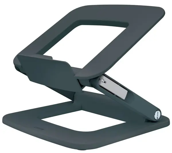 Suport Ergonomic Laptop, Plastic Partial Reciclat, Gri-carbune, Leitz Suport Ergonomic Laptop, Plastic Partial Reciclat, Gri-carbune, Leitz