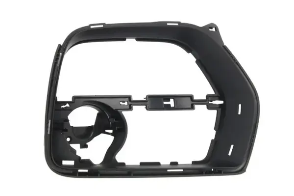 Suport far fata stanga cu locas proiectoare, plastic, negru BMW X6 E71, E72 intre 2010-2014