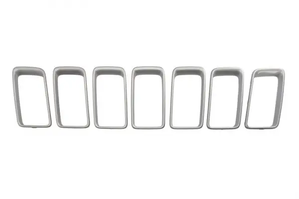 Suport grila radiator fata mijloc (set, argintiu) potrivit JEEP GRAND CHEROKEE IV 05.13-