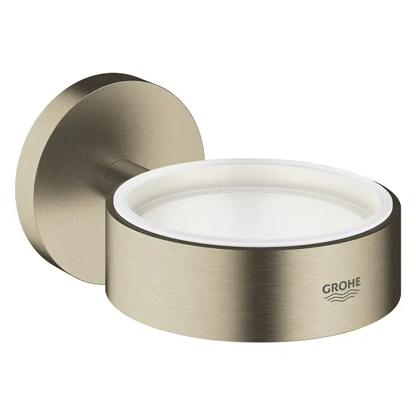 Suport Grohe Essentials 40369EN1, pahar sau savoniera, fixare ascunsa, mat, Nickel