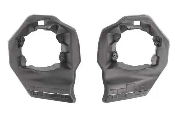 Suport halogen Fata Dreapta Stanga set, plastic, negru potrivit PEUGEOT 301 11.12- 11.12-