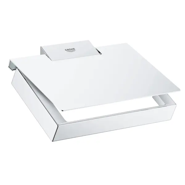 Suport hartie igienica cu aparatoare Grohe Selection Cube 40781000, Crom