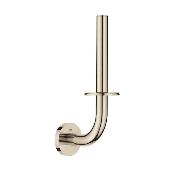 Suport hartie igienica Grohe Essentials 40385BE1, montare pe perete, 1 rola, fixare ascunse, lucios, Nickel