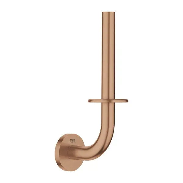 Suport hartie igienica Grohe Essentials 40385DL1, montare pe perete, 1 rola, elemente fixare ascunse, mat, Warm Sunset