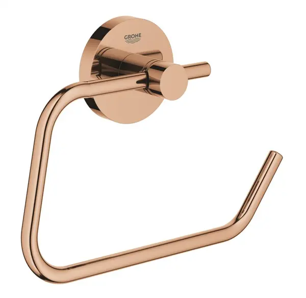Suport hartie igienica Grohe Essentials 40689DA1, 1 rola, fixare ascunsa, lucios, warm sunset