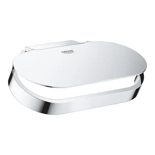Suport hartie igienica Grohe Selection 41069000, 1 rola, montare pe perete, fixare ascunsa, crom