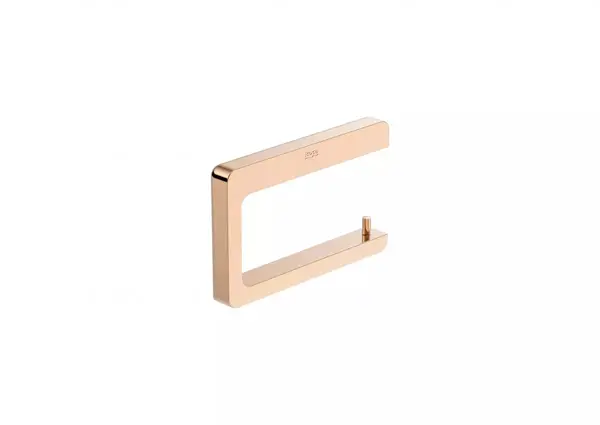 Suport hartie igienica Roca Tempo A817034RG0, montare pe perete, metal, lucios, Rose gold