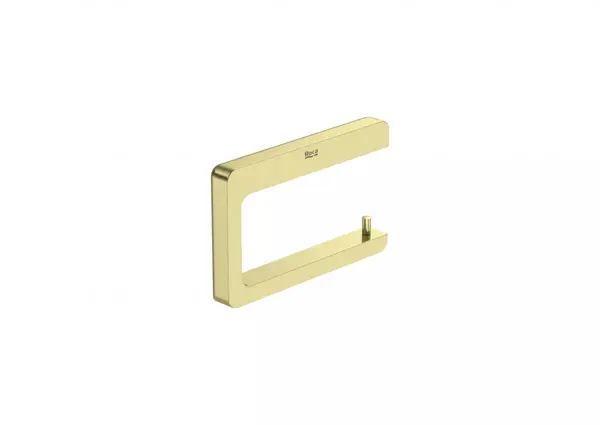 Suport hartie igienica Roca Tempo A817034VA0, montare pe perete, metal, mat, Alama
