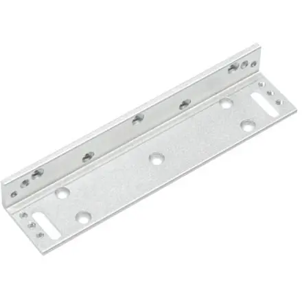 Suport in forma de L pentru montarea electromagnetilor YM-180-S la usi cu tocul ingust MBK-180L-S