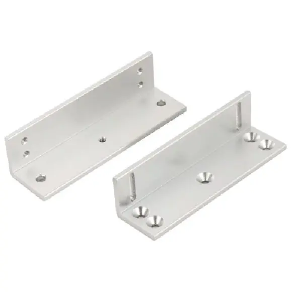 Suport in forma de Z SB-110Z pentru montarea electromagnetilor de 110kgf pe usi cu toc ingust si deschidere la interior