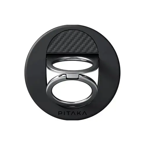 Suport inel Pitaka MagEZ Grip 3, Compatibil cu MagSafe (Negru)