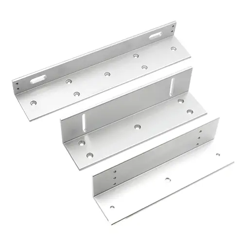 Suport inoxidabil tip ZL pentru electromagnet CSE-350P, montaj ușă cu deschidere spre interior