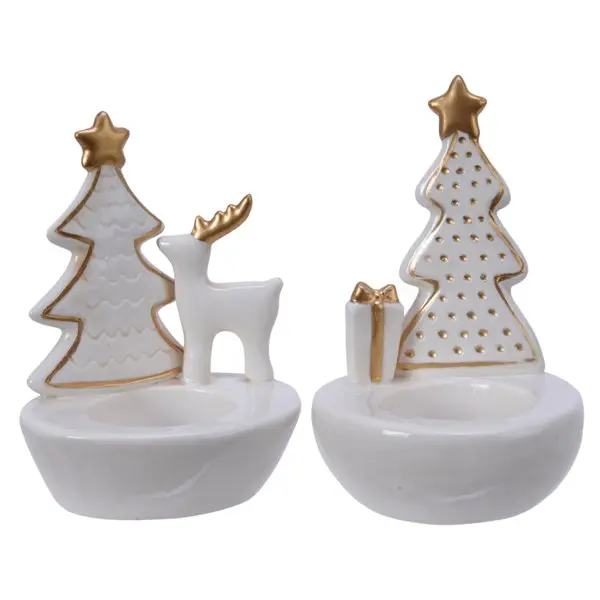 Suport lumanare - Xmas Tree and Deer - mai multe modele | Kaemingk