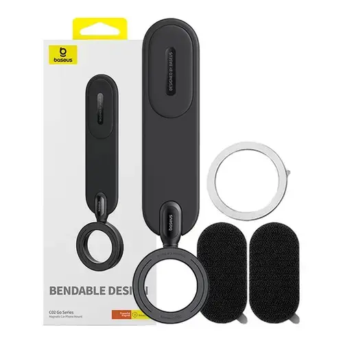 Suport magnetic telefon Baseus, 236x59 mm, Negru