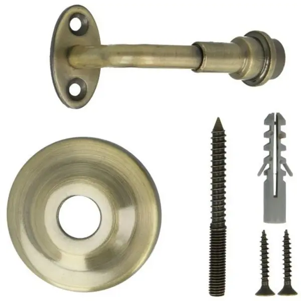 Suport Mana Curenta din Lemn, Fi70 x 74.5 mm, Finisaj Antic Auriu